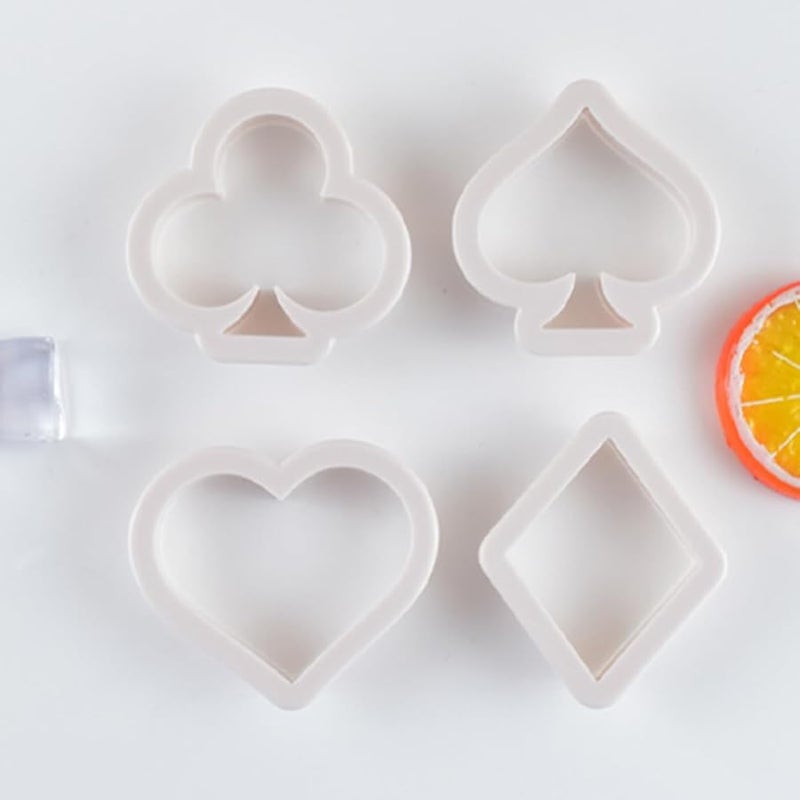 8Pcs Plastic Cookie Stamps and Cutters Set for Baking Cake Decorating Fondant Embossing - Image 4